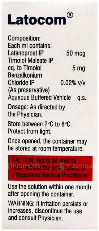 Latocom Eye Drops 2.5Ml